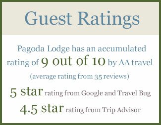 Ratings and Reviews for Pagoda Lodge