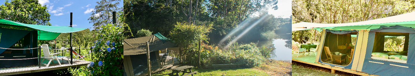 Glamping Safari Tents Pagoda Lodge External View