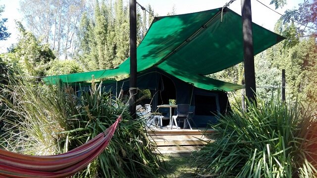 Family Safari Tent Deck Mounted Glamping